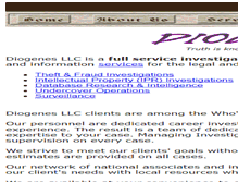 Tablet Screenshot of diogenesllc.com